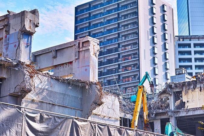 一軒家からマンションまで柔軟に対応する解体工事